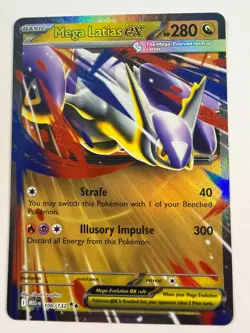 Mega Latias ex - 100/132 Mega Evolution Double Rare Pokemon - NM/MINT - Image 1