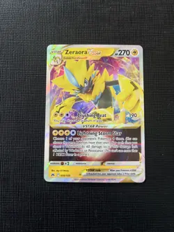 Zeraora VSTAR 055/159 Ultra Rare Pokemon Sword & Shield Crown Zenith - Image 1