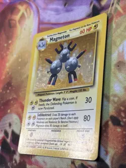 Magneton Base Set Holo 9/102 Pokemon✨🔥SHIPS FAST💨RARE VINTAGE📈 +FREE GIFT🎁 - Image 5
