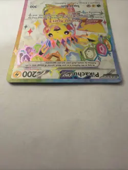 Pokemon Pikachu ex Full Art Holo Ultra Rare Surging Sparks Basic 200 HP 219/191 - Image 3