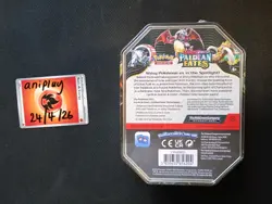 Paldean Fates Charizard ex Tin Brand New & Sealed Pokemon TCG - Image 2