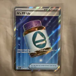 Pokemon TCG N's PP Up Trainer-Item 262/217 ASC Full Art Holo Ultra Rare - Image 1