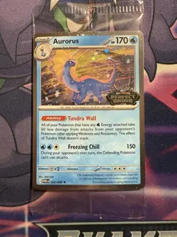Aurorus 024/088 - Cosmo Holo - Pokemon Perfect Order Stamped Promo SEALED - Image 1