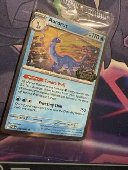 Aurorus 024/088 - Cosmo Holo - Pokemon Perfect Order Stamped Promo SEALED - Image 2