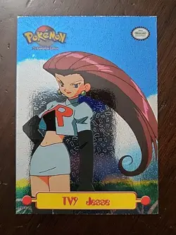 MP! TV9 Jesse Topps Series 1 - Textured HOLO FOIL Black Logo Pokemon TCG - Image 1