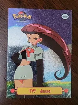 MP! TV9 Jesse Topps Series 1 - Textured HOLO FOIL Black Logo Pokemon TCG - Image 1