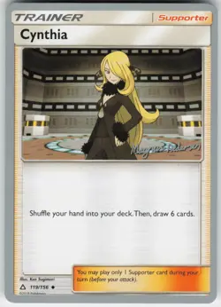 Cynthia 119/156 Uncommon World Championship Decks Pokemon Near Mint - Image 1
