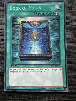 Yu-Gi-Oh! TCG Book of Moon LCJW-EN288 Secret Rare 1st Edition Near Mint - Image 1