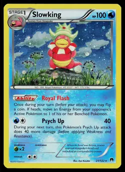 Pokemon Card BREAKpoint Slowking 21/122 Rare Cosmos Holo - Image 1