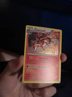 LP Charizard 19/113 Legendary Treasures Holo Pokemon TCG Card - Image 1