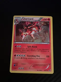LP Charizard 19/113 Legendary Treasures Holo Pokemon TCG Card - Image 3