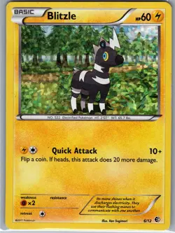 Blitzle - 6/12 Holo - McDonald's Promos 2011 - Pokemon Card - LP - Image 1