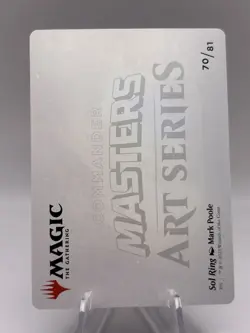 Sol Ring 70/81 Art Card Commander Masters CMM MTG NM - Image 2