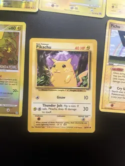 Pokemon TCG Pikachu & Raichu 6 Card Lot Vintage Holo Base Set Platinum DP Played - Image 3