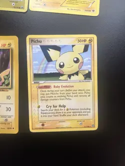 Pokemon TCG Pikachu & Raichu 6 Card Lot Vintage Holo Base Set Platinum DP Played - Image 4
