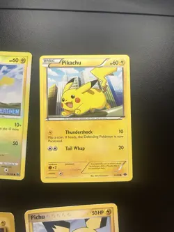 Pokemon TCG Pikachu & Raichu 6 Card Lot Vintage Holo Base Set Platinum DP Played - Image 5