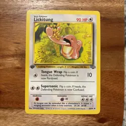 Pokemon Card - Lickitung Jungle 38/64 1st Edition Uncommon - Image 1