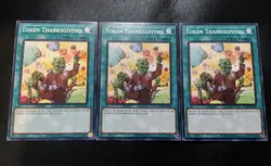 3x Token Thanksgiving DCR-EN041 Common (25th Anniversary Reprint) Card Set NM - Image 1