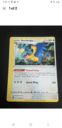 Pokemon Card Error Miscut Offcenter Error Card - Image 1
