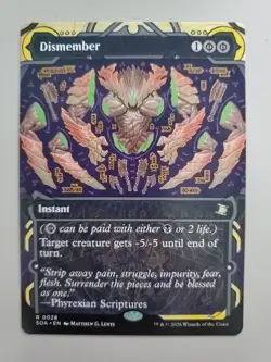 MTG Dismember Secrets of Strixhaven: Mystical Archive Regular Rare - Image 1