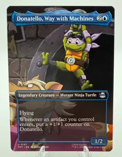 Donatello, Way with Machines (Borderless) U Teenage Mutant Ninja Turtles 197 NM - Image 1