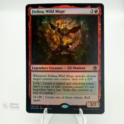Magic The Gathering Delina, Wild Mage Adventures in the Forgotten Realms FOIL NM - Image 1