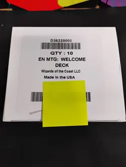 MTG WELCOME DECK DISPLAY OF WIZARDS OF THE COAST sealed decks - Image 1