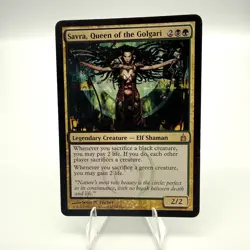 MTG Savra, Queen of the Golgari Ravnica: City of Guilds Regular NM - Image 1