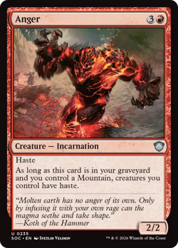 Anger - 235 - SOC - Near Mint - MTG - Image 1