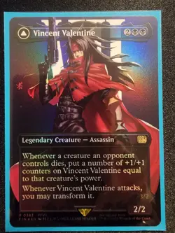 Vincent Valentine (Borderless) Final Fantasy Foil MTG FF - Image 1