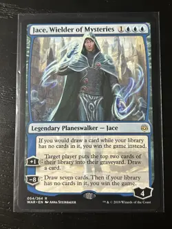 MTG Jace, Wielder of Mysteries War of the Spark Regular Rare Planeswalker - Image 1