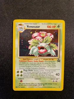Venusaur Holo 13 Pokemon Black Star Promo Wizards of the Coast Eng - Image 1