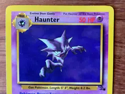 Pokemon TCG Haunter 21/62 Fossil Non-holo Rare Unlimited 1999 LP Vintage - Image 2