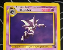 Haunter 21/62 Fossil Pokemon Tcg Card Vintage Wotc Lightly Played - Image 2