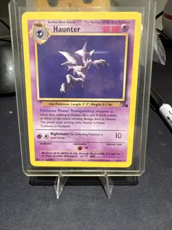 Pokemon Haunter 21/62 Fossil LP Vintage Non Holo WOTC - Image 1