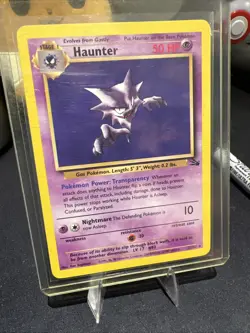 Pokemon Haunter 21/62 Fossil LP Vintage Non Holo WOTC - Image 3