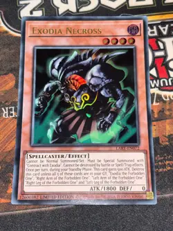 YUGIOH! Exodia Necross LART-EN072 Ultra Rare Limited Edition NM - Image 1