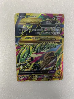 MEGA M RAYQUAZA EX 2015 Pokemon XY Ancient Origins Shiny Full Art 98/98 - Image 2