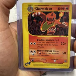 Pokemon TCG Charmeleon Expedition E Series card 73/165 uncommon 2002 LP/NM Vtg - Image 1
