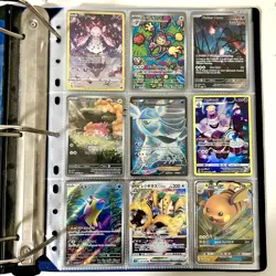 Huge Binder Collection Lot 170+ Pokemon Card Mixed EX SV Holo Full Art Glaceon - Image 1