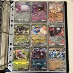 Huge Binder Collection Lot 170+ Pokemon Card Mixed EX SV Holo Full Art Glaceon - Image 3