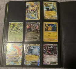 Pokemon TCG 9 Card Lot Pikachu, Rayquaza EX, Virizion EX, Thundurus EX Holo - Image 1