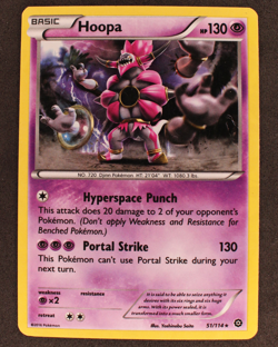 Hoopa 51/114 - Pokemon Card TCG - XY Steam Siege - Holo - LP - Image 1