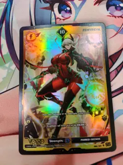 Zentreya 10 Holo First (1st) Edition Divine Chaos Card GamerSupps VCard 083/271 - Image 1