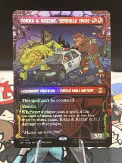MTG: TMNT - Tokka & Rahzar, Terrible Twos (Showcase) Foil R 0252 - Image 1