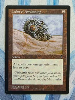 MTG Helm of Awakening **MP** Visions - Image 1