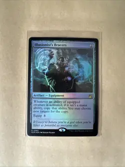 MTG Illusionist’s Bracers RVR 0260 R NM FOIL - Image 1