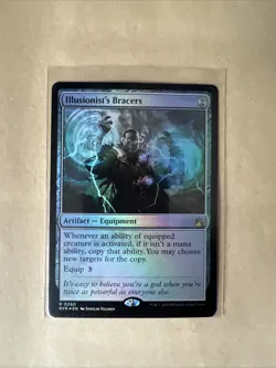 MTG Illusionist’s Bracers RVR 0260 R NM FOIL - Image 2