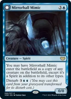 MTG - Mirrorhall Mimic Ghastly Mimicry [Innistrad: Crimson Vow] - Image 1