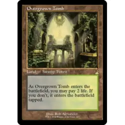 Overgrown Tomb (retro Frame) M/NM Magic: The Gathering MTG Ravnica Remastered - Image 1